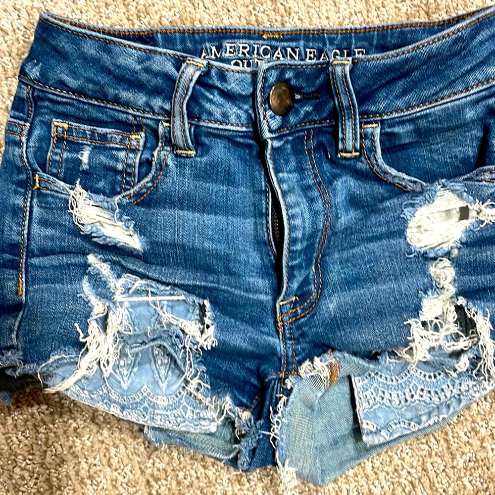 AE high rise shorties